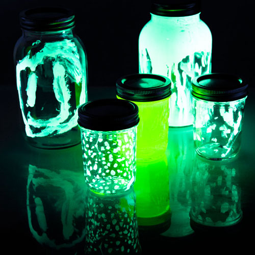fireflies in a jar