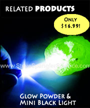 Glow Powder and Mini Black Light | Steve Spangler Science