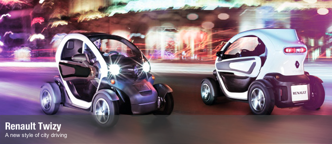 The Renault Twizy Electric Car looks like something out of the movie Tron or maybe Mario will drive it | Steve Spangler Science