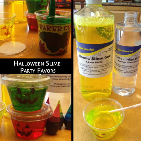 Halloween Glow in the Dark Slime Party Favors | Steve Spangler Science