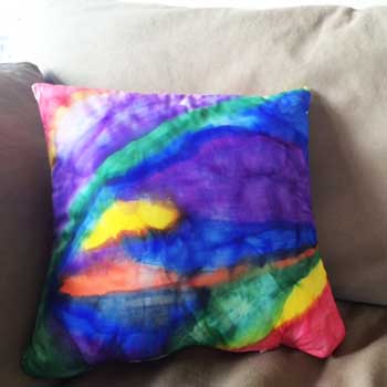 Teacher Appreciation - Tie Dye Pillows with Sharpie Pen Science