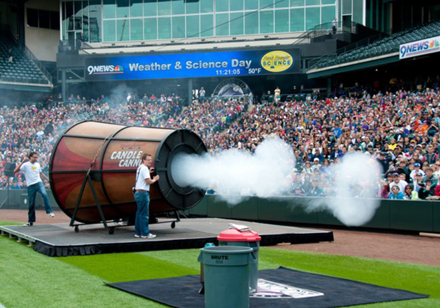 Candle Cannon - Colorado Rockies Weather & Science Day
