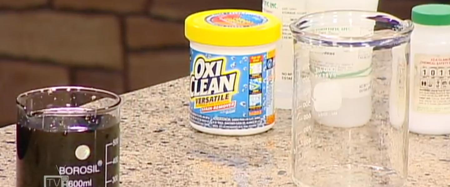 Science of Cleaning Products - Oxyclean
