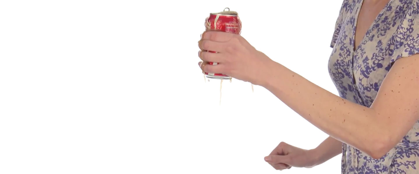 the fastest way to cool a soda results