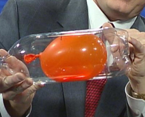 Balloon in a Bottle