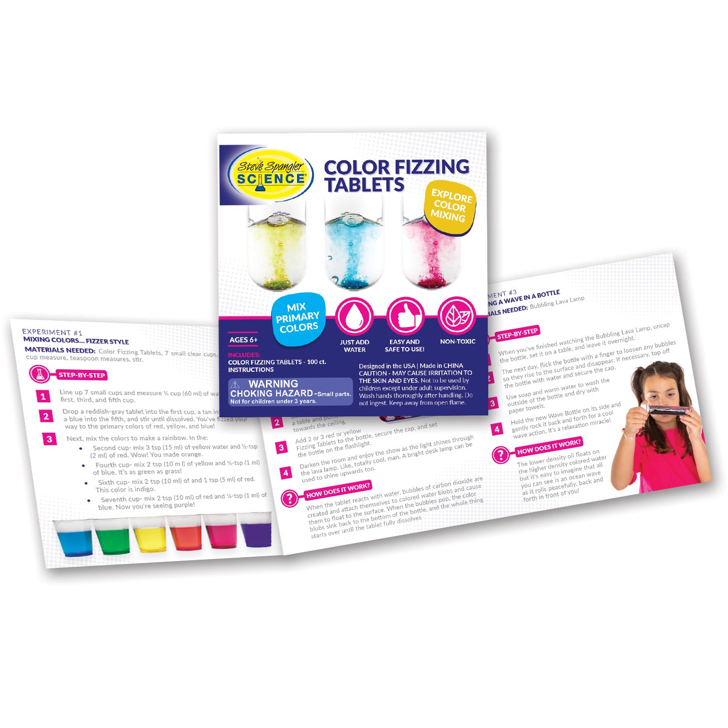 Color Fizzing Tablets