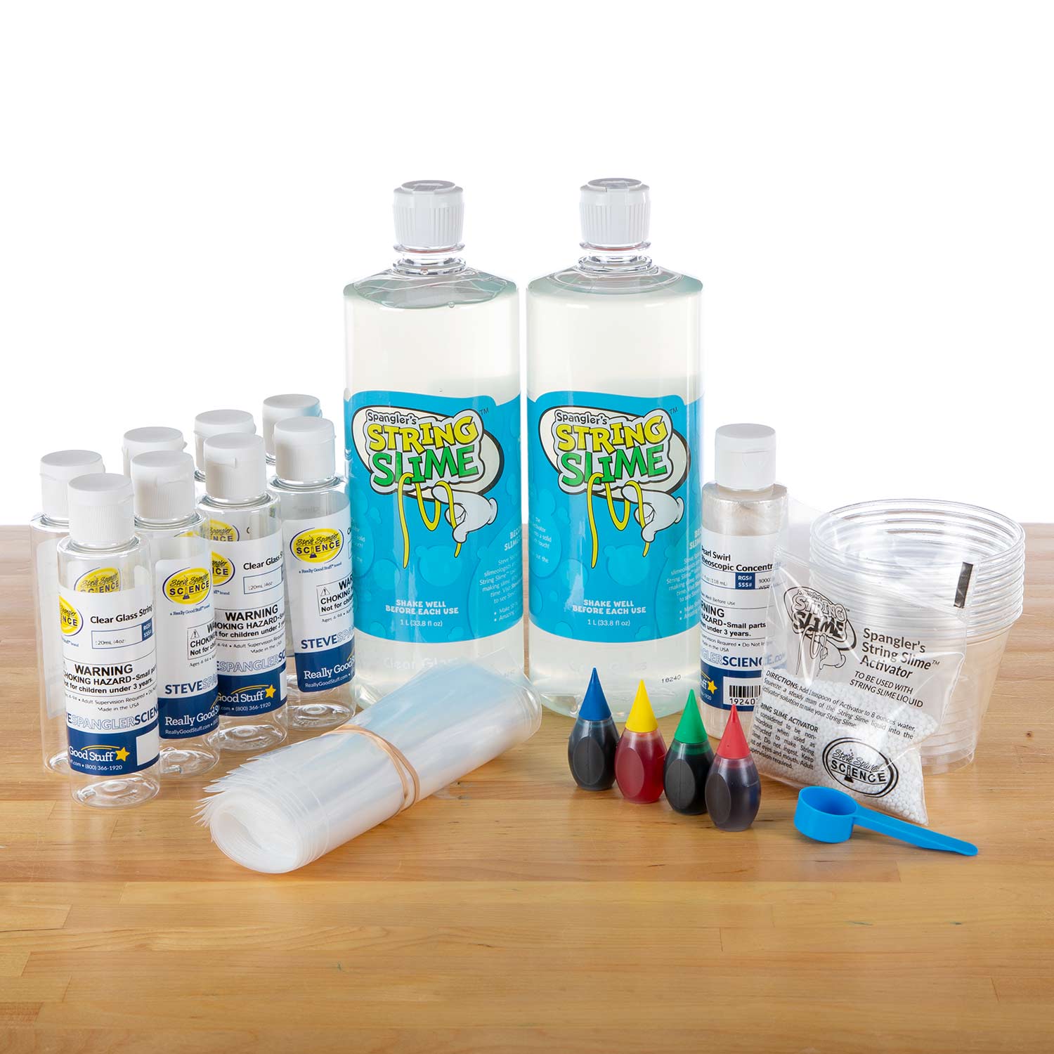 Colorations Classroom Slime Activator and Glue Kit