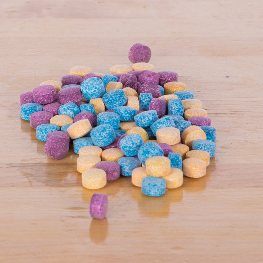 Bath Color Tablets