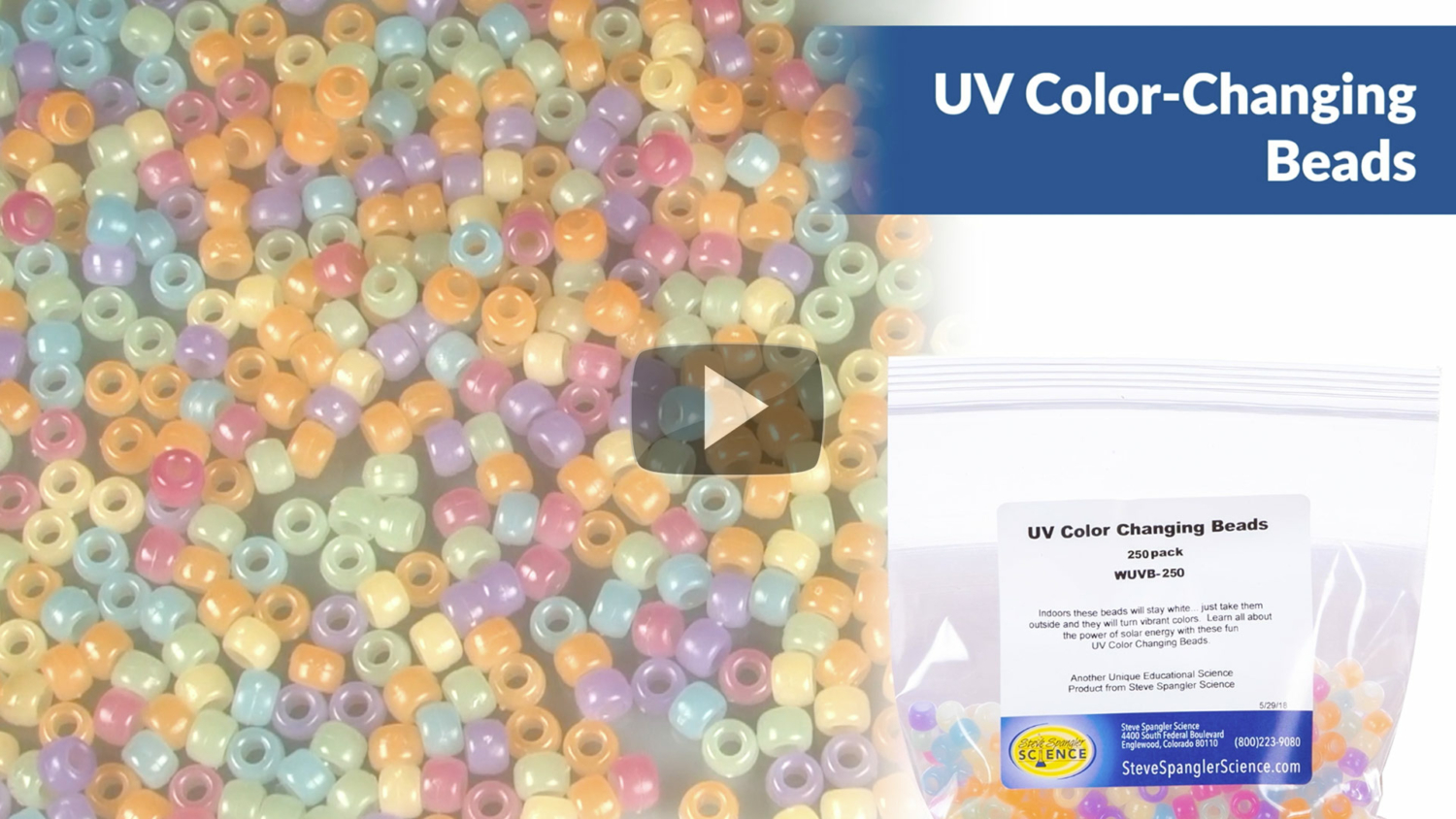Color-Changing UV Beads