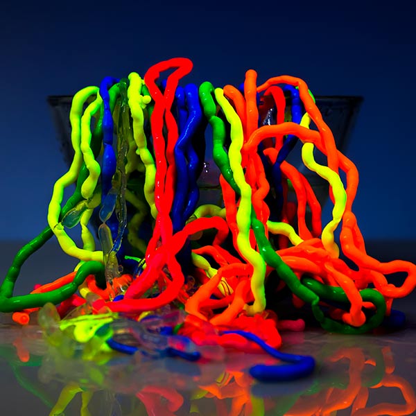 Rainbow String Slime