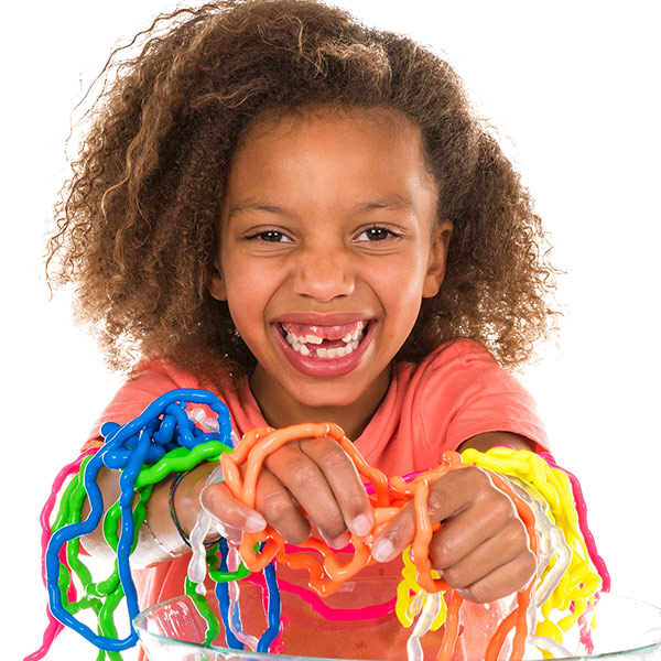 Rainbow String Slime