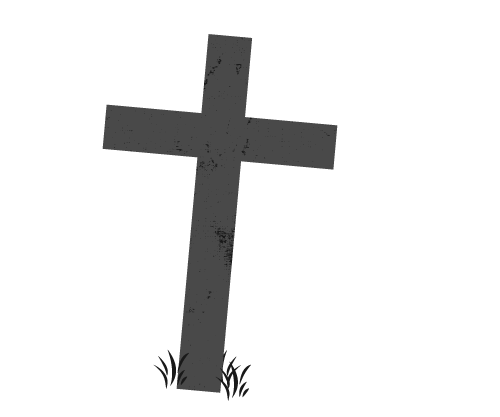 cross tombstone