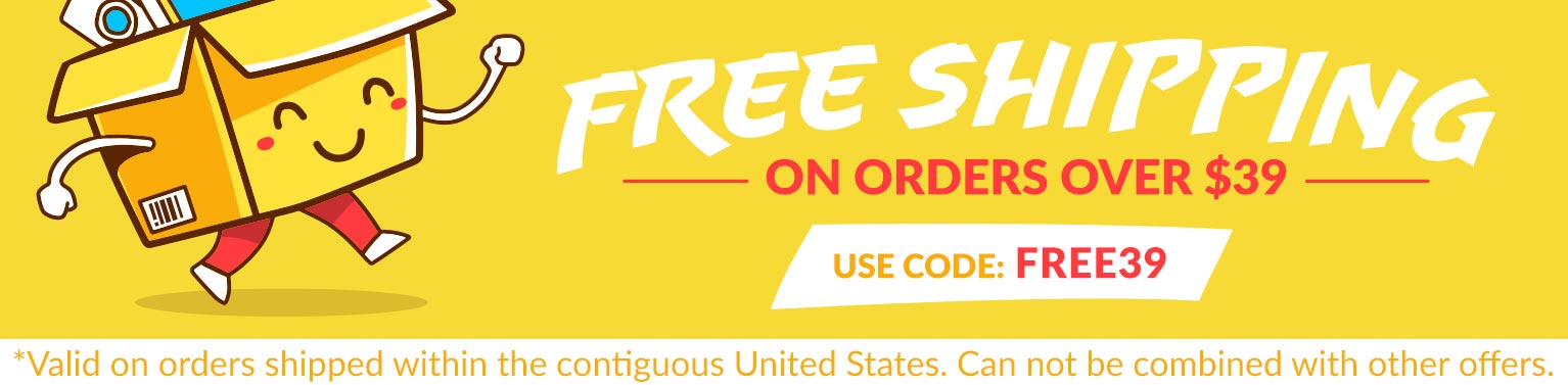 Free Shipping Over $39 - use code FREE39