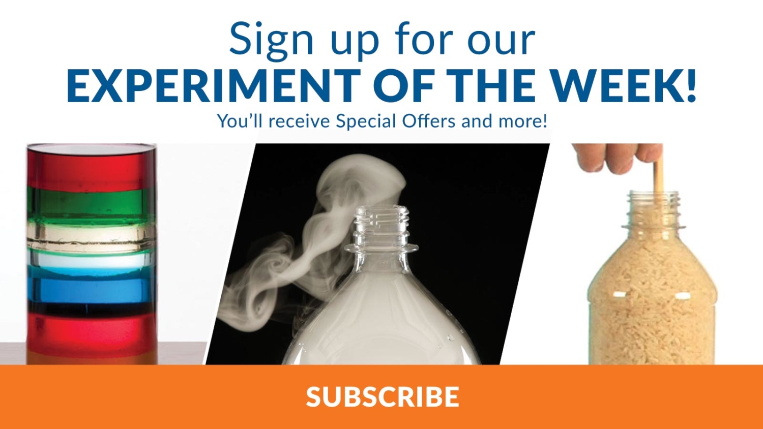 Sign Up for Experiment of the Week