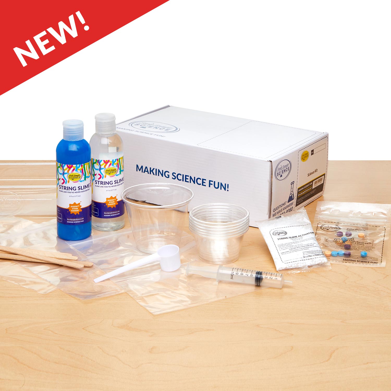 STEM Science Kit - String Slime Go