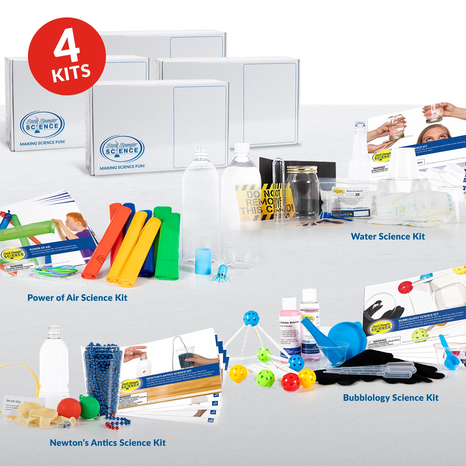 STEM Science Kit Bundle – 4 pack